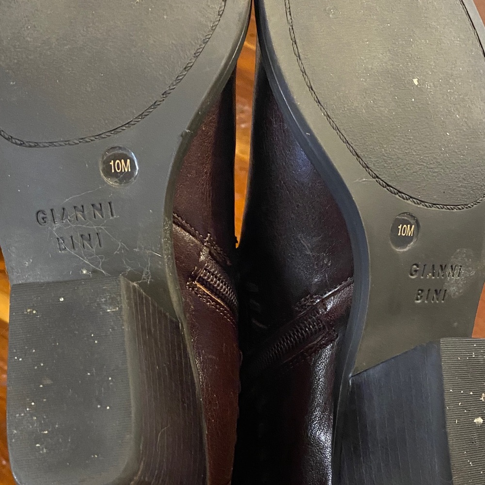 Giani Bini Dark Brown Heeled Boots - Picture 6 of 9